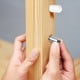 thumbnail image 2 of GOOHOCHY 20 tornillos autorroscantes con manguito de goma para tabiques de armarios, armarios, laminados, soportes y montaje de muebles., 2 of 8