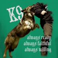 thumbnail image 3 of CafePress - K9 Always Ready T Shirt - Men's Classic Graphic Cotton T-Shirt, 3 of 4