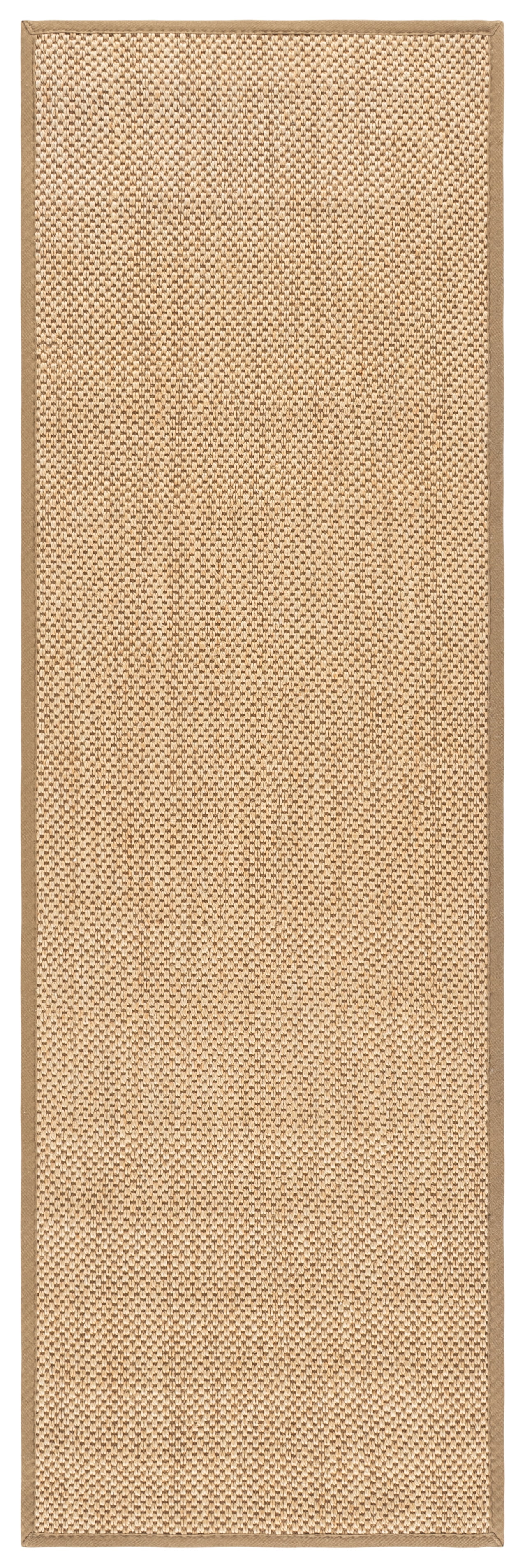 Safavieh Natural Fiber Jovana Solid Runner Rug, Maize/Linen, 2' x 8'