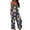 A008-Dark Blue, variant on Women's Jumpsuits Dressy Hawaiian Casual Overalls Floral Print Wide Leg Outfit Baggy Loose Fit Pants Rompers for Women