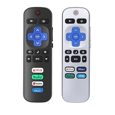Remote for Roku TV Remote, 2-Pack TV Remotes Compatible for TCL Roku/Onn Roku/Hisense Roku/Philips Roku/Sharp Roku/Westinghouse Roku/Insignia Roku TV [Replacement Remote Control ONLY for TV]