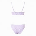 thumbnail image 6 of NOLDARES Women's Ribbed Bikini Sets Scoop Neck Cheeky Swimsuit Two Piece Bathing Suit(Purple,L), 6 of 9
