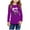 Purple, variant on IVEYRTF Girls Long Sleeve Heart Print Shirt Cute Crewneck Pullover Top Soft Blouse for Kids Toddler Youth Childrens Casual Everyday Wear Printed Shirt for Girls School Holiday(Wine,13-14 Years)