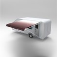 thumbnail image 4 of ALEKO 8'X8' Retractable RV/Patio Awning, Burgundy Fade Color, 4 of 7