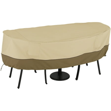 Round Patio Table And Chairs Cover Classic Accessories Veranda™ Bistro Round Patio Table Cover and Chair Set Cover, 80