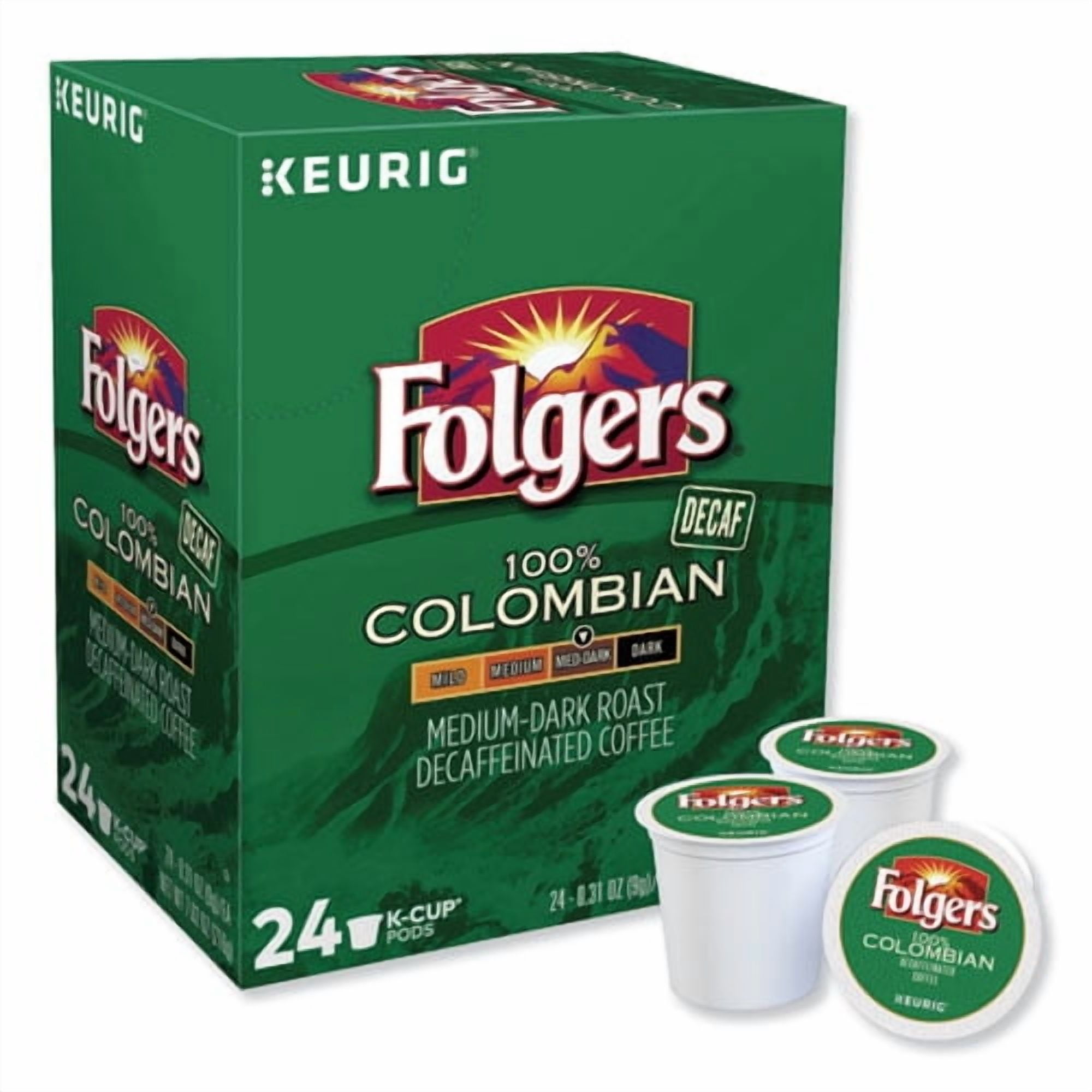 100% Colombian Decaf Coffee K-Cups, 24/box | Bundle of 2 Boxes