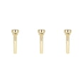 thumbnail image 1 of maskred Timeless Brass Polished Trumpet Mouthpiece For Musical Experts Gold-plated Copper Professional Type1 3Set, 1 of 1
