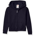 thumbnail image 2 of Hanes Girls` ComfortSoft EcoSmart Full-Zip Hoodie Sweatshirt, M, Navy, 2 of 2