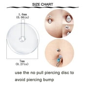 Professional Body Piercing Kit for Lip/Navel/Tongue/Ear/Nose/Belly Button, Safe Piercing Gun Kits,Silver
