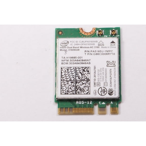 A000292370 Toshiba Wireless Card L50T l55-b5288 s50-b02k s55-b5155 s55-b5266