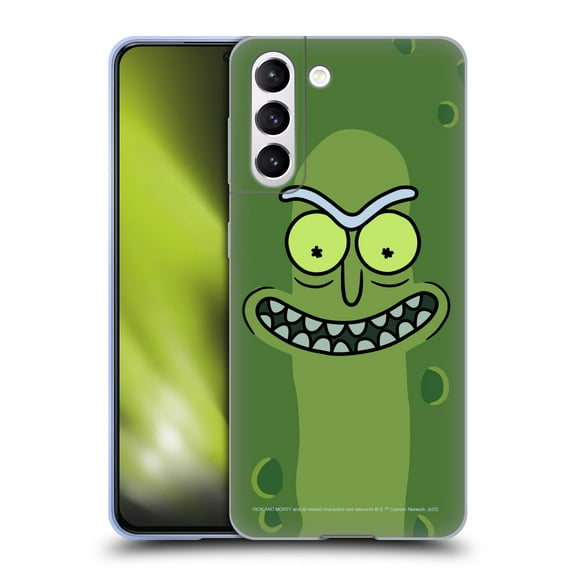 Head Case Designs Officially Licensed Rick And Morty Season 3 Graphics Pickle Rick Soft Gel Case Compatible with Samsung Galaxy S21 5G