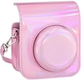 thumbnail image 1 of Mini 12 Instant Camera Case, PU Leather Protective Compact Case Compatible with Instax Mini 12 Instant Camera (Bright Pink), 1 of 7
