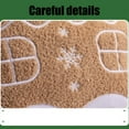 thumbnail image 4 of Gingerbread House Merry Christmas Throw Pillow Plush Stuffed Gingerbread House Pillow Cute Xmas Decorative Cushion Pillow for Christmas Party Decoration, 4 of 7