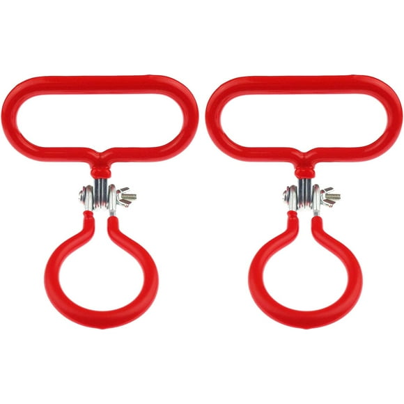2PCS Carboy Handle for Smooth Neck 3 Gallon 5 Gallon 6 Gallon 6.5 Gallon (Red)