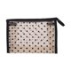 thumbnail image 1 of Unique Bargains 1 Pc Bolsa de Maquillaje Ligera para Vacaciones Tela de Malla Beige 8.46"x3.35"x5.71", 1 of 5