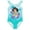 Princess jasmine, turquoise, variant on Disney One-Piece Swimsuit (Girl's), Size 3T