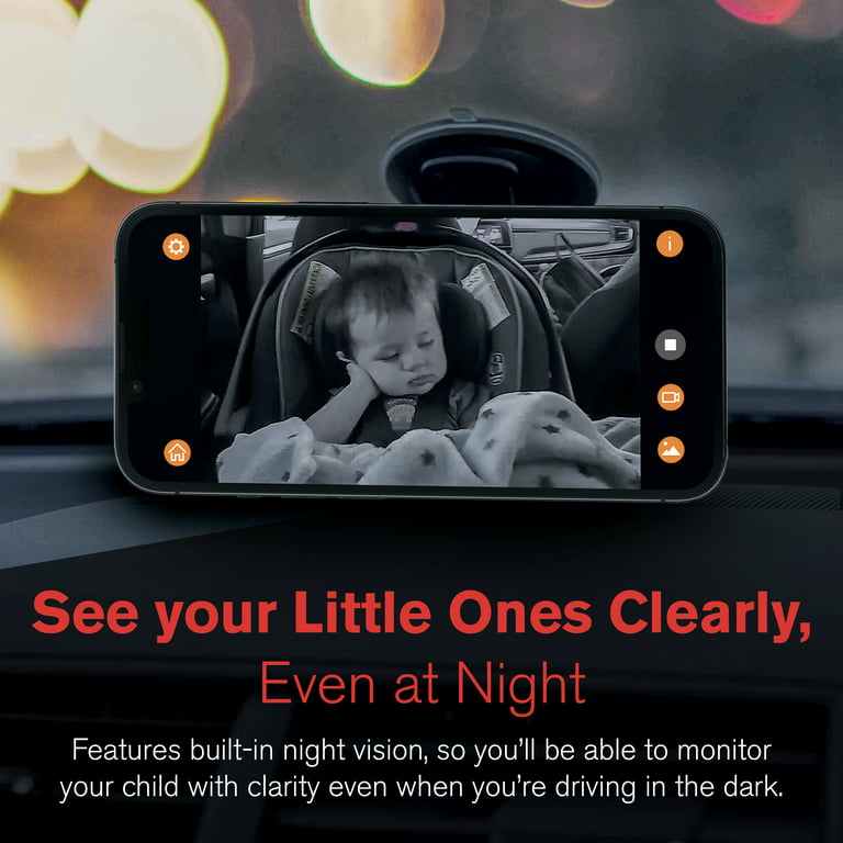YADA Wireless in-Car 1080P Portable Baby Monitor Camera, Universal  Compatibility, App Control and Record