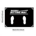 thumbnail image 4 of Sportteer Baseball Hitting Mat Left handed Baseball Mat Baseball Hitting Mat Non Slip Design Wear Resistant Right Left Handed Player Softball Batting Practice, 4 of 8