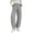 Gray, variant on Pants for Women Button High Waisted Grid Straight Wide Leg Palazzo Casual Comfy Trousers with Pockets