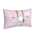 thumbnail image 2 of Bixox Aerial Yoga for Unicorn Printed Pillow Protector,Super Soft Ideal for Home,Guests,Rentals - 20"x30", 2 of 8