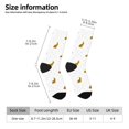 thumbnail image 2 of KLL Gold Rabbit Print Cool Socks Men's Women's Crew Socks Funny Crazy Novelty Stockings, 2 of 6