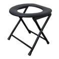 thumbnail image 2 of Asiento De Inodoro Portátil Para Acampar, Silla Cómoda, Cómoda, Multiusos, Plegable SM SunniMix Asiento del baño, 2 of 8