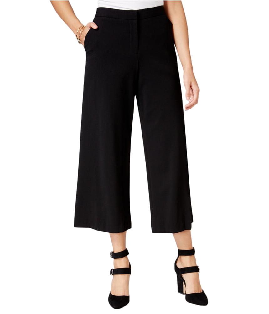 BCX - BCX Womens Solid Gaucho Pants black L/24 - Juniors - Walmart.com ...