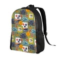 thumbnail image 2 of Haiem Hawaiian Style Backpack - Stylish and Durable 15-inch Laptop Backpack with Waterproof Oxford Fabric, 2 of 8
