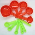 thumbnail image 5 of Momihoom Plastic Measuring Cups and Spoons Set Colored for Kitchen Cooking Bathing, 5 of 8