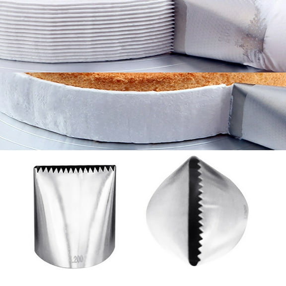 Ludlz Extra Large Icing Piping Nozzle Cake Decorating Pastry Tip Fondant Cake DIY Tool