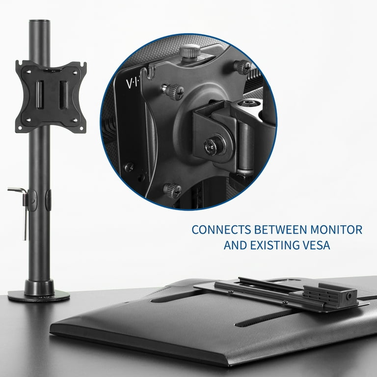 VIVO Height Adjustable VESA Adapter Accessory Bracket Kit for Individual  Monitor 