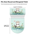 thumbnail image 7 of HELLHERO Otter Lid Cover Set for Toilet Dust-Proof for Household Stays in Place Bathroom Toilet Cover Set, 7 of 7