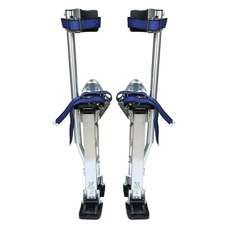 

EPOTOOR Adjustable Drywall Stilts 24-40 Inch Aluminum Alloy Stilts for Painting or Cleaning Silver