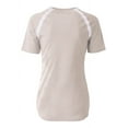 thumbnail image 2 of A4 Ace Short Sleeve Volleyball Jersey For Women in Silver/White | NW3019, 2 of 3