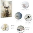 thumbnail image 2 of ZHONGYUTONG Deer Canvas Wall Art Elk Head Paintings Abstract Vintage Animal Picture Prints Hunting Artwork Home Decor Framed (12.00" x 18.00"), 2 of 6