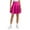 Hot Pink, variant on HXWCHs A Line Midi Skirt for Women Versatile 45CM Pleated Flared Design Fashionable Non See Through Half Length Skirt Beige XXXL
