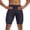 Black, variant on Men's Compression Shorts High Stretch Fabric Moisture Wicking Quick Dry Breathable Elastic Waist Cropped Weight Loss Summer Gym Workout Shorts