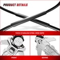 thumbnail image 3 of Nilight Front Left Window Regulator with Motor, Compatible with 1997 1998 1999 2000 2001 Honda CR-V, Power Window Lift Motor Assembly, Driver Side, OE Replacement, 3 of 7