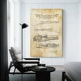 thumbnail image 3 of Vintage M1 Garand Rifle Gun Patent Posters & Prints Picture Print Canvas Poster Wall Paint Art Posters Decor Modern Home Artworks Gift 12x18inch(30x45cm), 3 of 6