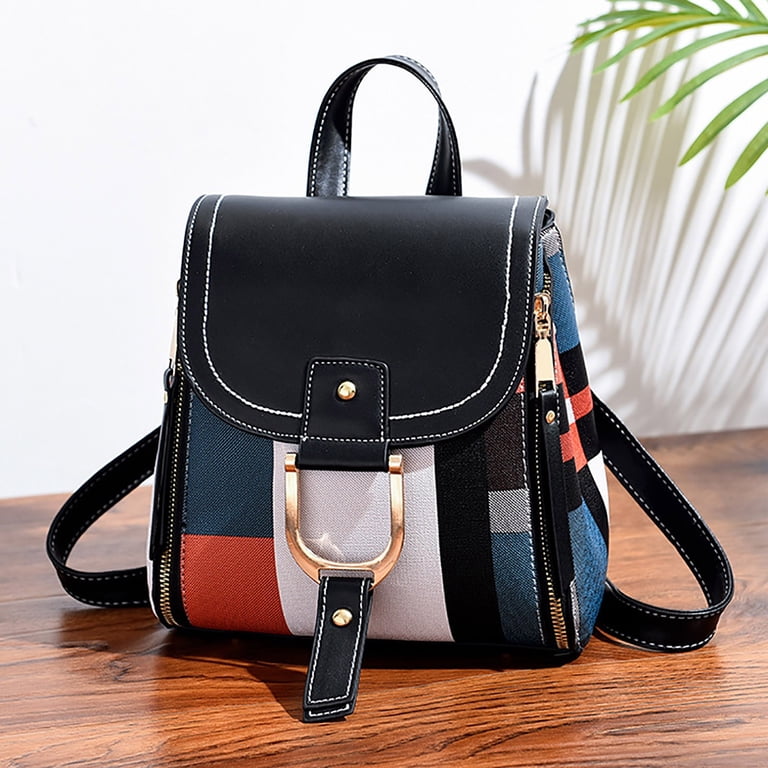 cute leather messenger backpack purses Womens Satchel Bag Handmade Crossbody Bag For Women Cute Bookbag Leather Backpack Purse