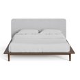 thumbnail image 2 of Pemberly Row Mid-Century Contemporary King Size Bed in Walnut, 2 of 4