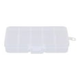 thumbnail image 4 of 10 Compartments Storage Box Sewing Craft Accessories Container Sturdy Compact Multipurpose Rectangle for Women Visually White, 4 of 8