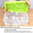 thumbnail image 5 of 2 Pack Ice Cube Tray with Lid and Bin for Freezer, Easy Release 55 Nugget Ice Tray with Cover, Storage Container, Scoop. Perfect Small Ice Cube Maker Tray & Mold. Flexable Durable Plastic, BPA Free, 5 of 5