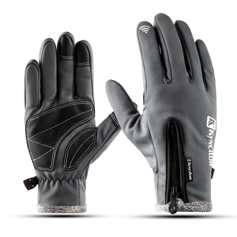 Kyncilor Winter Sports Cycling Gloves Men Women Non-Slip Running Driving Mittens 
