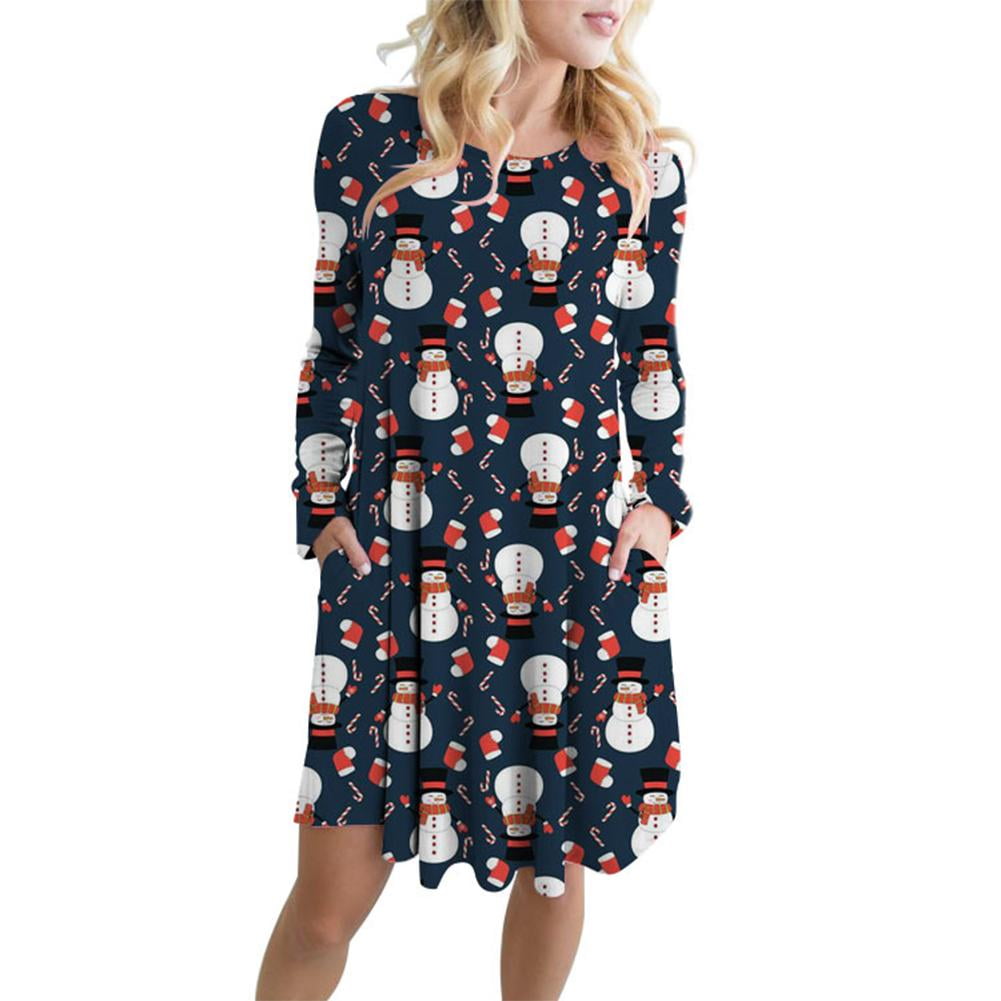 santa swing dress