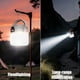 thumbnail image 4 of Luz solar para acampar | Linterna LED recargable con foco COB | Lámpara de emergencia portátil para exteriores, ideal para acampar, hacer senderismo y puestos de mercado | Batería de larga duración, 4 of 8