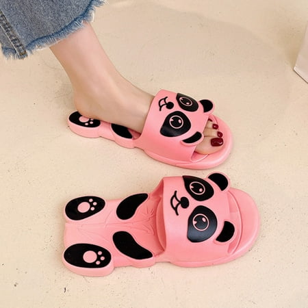 

Cathalem Panda Cute Woman Slippers Non Slip Slipper Women Comfortable New Slippers For Women And Cute Animal Slippers for Women Pink 15