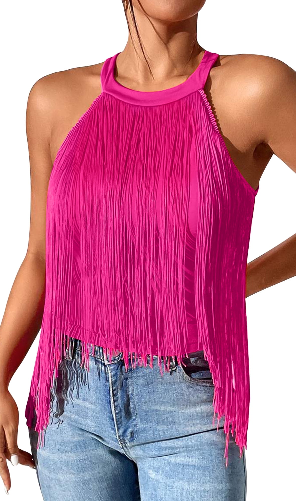 トップス seyto Jacquard fringe sleeveless tops トップス seyto Jacquard fringe sleeveless tops トップス