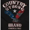thumbnail image 2 of Country Strong USA Bald Eagle Cowboy Men's Graphic T Shirt Tees Brisco Brands S, 2 of 4