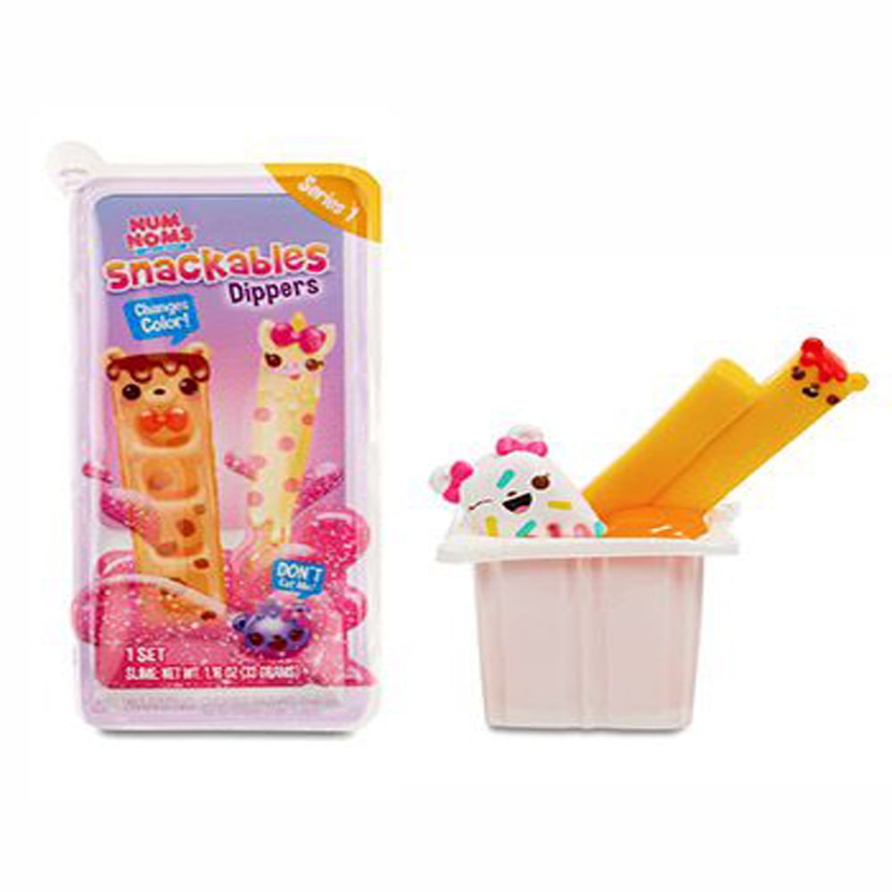 Num Noms Series 1 Snackables Dippers Straw-Beary Sammich 